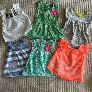 Colorful Baby Girl shirt Set